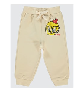 Tweety Kız Bebek Eşofman Altı 6-18 Ay Taş Rengi (Taş)