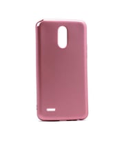 LG Stylus 3 Uyumlu Kılıf Zore Premier Silikon Kapak (Rose Gold Altın)