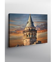 Kanvas Tablo İstanbul Galata Kulesi