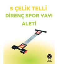 Paslanmaz Çelik Yaylı Çoklu Dirençli Kol ve Gövde Egzersiz Aleti