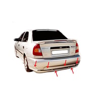 Hyundai Accent Uyumlu Arka Tampon Altı Fiber 2000-2003