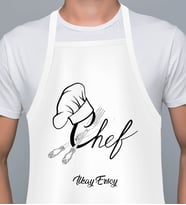 Kişiye Özel En İyi Chef- Aşçı Mutfak Önlüğü