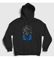 Presmono Unisex Siyah Sub Zero V3 Mortal Kombat Kapüşonlu Sweatshirt 147941tt