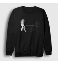 Presmono Unisex Siyah Ian Curtis Joy Division Sweatshirt 87531tt