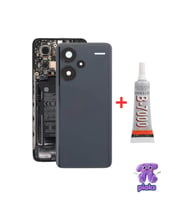 Redmi Note 13 Pro+ Plus Arka Kapak Pil Batarya Kapağı Kamera Lensli 23090RA98G Uyumlu + B700