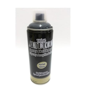 Artdeco Akrilik Sprey Boya 400 ml. KOYU GRİ 