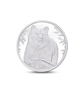 AgaKulche Ayı Gümüş Sikke Coin