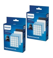 Philips İle Uyumlu FC 8475 PowerPro Compact Süpürge 2 Kutu Filtre Seti