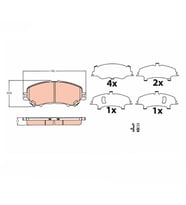 ÖN BALATA RENAULT KADJAR 15=> QASHQAI 13=> (J11 KASA)-X TRAIL 14=>