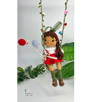 Hena Collections 23 Nisan Bebeği (Henadoll, Amigurumi, Organik Oyuncak)