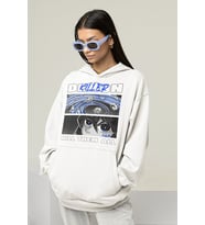 Demon Killer Baskılı Unisex Oversize Kill Them All Anime Hoodie