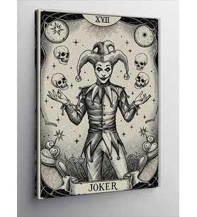 Kanvas Tablo Joker Kart Figürü