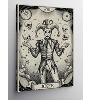 Kanvas Tablo Joker Kart Figürü