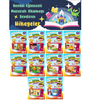 1.Sınıf Renkli Eğlenceli Maceralı Okumayı Sevdiren Hikaye Seti 8