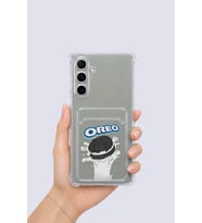 Samsung Galaxy A54 Kartlıklı OREO Desenli Kılıf