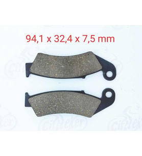 HONDA ÖN FREN DİSK BALATASI FA125-FA143 CR 125-250 R UYUMLU TRX 250 XR 250 L 500 VFR 750 RVF 750 TAKIM