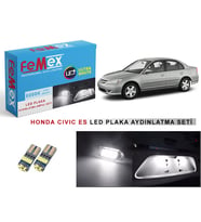 Honda Civic Es LED Plaka Aydınlatma Ampul Seti FEMEX Parlak Beyaz