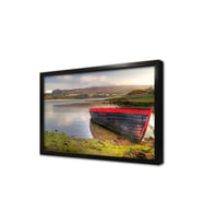 Kırmızı Sandal Çerçeveli Mdf Tablo