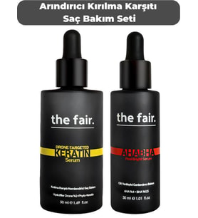 the fair. Arındırıcı Keratin Kırılma Karşıtı Vegan Saç Bakım Seti