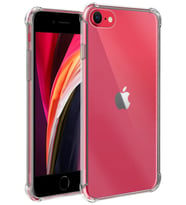 Apple iPhone SE 2020 Kılıf Darbelere Dayanıklı Sert Silikon Şeffaf (Şeffaf Hologram)