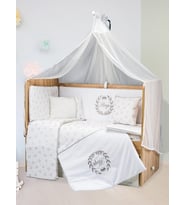 Aras Bebe Sleep Uyku Seti 70x130 Cm - Gri