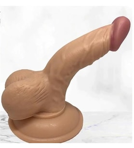 OdinsShop 13 cm Vantuzlu Realistik Penis Vajinal Dildo