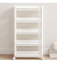 Northcity 5 Katlı Tekerlekli Sepet Organizer Raf Ünitesi 465x145x850 mm