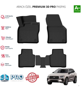 VOLVO XC60 PLUG İN ARACA ÖZEL 3D PASPAS 2024 2025 2026 2027