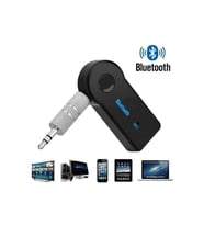 Yeni Nesil Bluetooth Aux Araç Kiti Siyah TV Tablet Telefon Araç Araba