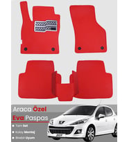 PEUGEOT 207 COUPE (2006-2014) Uyumlu EVA Paspas Tam Set–Araca Özel,Oto Paspas,Kolay Montaj