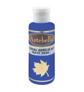 Mavi Akrilik Boya Artebella Mavi Akrilik Boya 3049 Mavi 130 ml (Karışık)