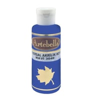 Mavi Akrilik Boya Artebella Mavi Akrilik Boya 3049 Mavi 130 ml (Karışık)
