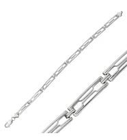 Gümüş Oksitli Erkek Bileklik