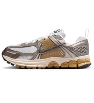 Nike Bowerman Zoom Vomero 5 Unisex Sneaker Hakiki Deri Reflektörlü Günlük Spor Ayakkabı Gri-Krem
