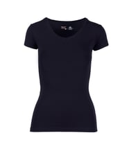 Looksense Bsm Kadın Modal V Yaka Kısa Kol Body 46543 (Lacivert)