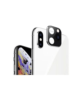 Apple iPhone XS Max Uyumlu Zore CP-03 iPhone 11 Pro Max Kamera Lens Dönüştürücü (Gri)