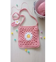 Çocuk Pembe Çanta ve Toka Seti