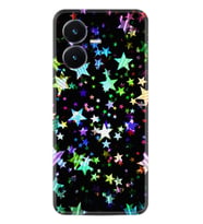 Vivo Y22S Kılıf Silikon Desen Özel Seri Yıldızlar 1601