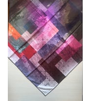 İpekal Trend Dijital Baskı  Batik Dikdörtgen Desenli Royan Eşarp Desen 4 Renk 7