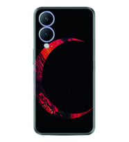 Vivo Y17S Kılıf Silikon Desen Özel Seri Red Moons 1747
