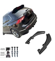 VW Tiguan Mk2 2015-2020 Standart / R-Line Arka Tampon Sağ Sol Flap (2 Parça) (Siyah)