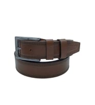 Kahverengi Hakiki Manda Derisi 3.5 cm.lik Klasik Kemer (Tek Katmanlı Manda Derisi) - 311-28 (Kahverengi)