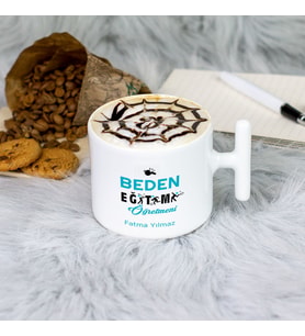 Beden Eğitimi Öğretmenine Hediye Latte Fincanı