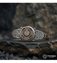 Dönmeli Model Gümüş Erkek Bileklik