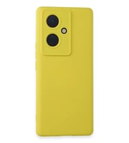 Mey İthalat® Vivo V29 Lite Kılıf Nano içi Kadife Silikon - Sarı