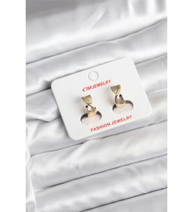14K Gold Renk Kaplama CM Kadın Küpe - TJ-BKP11400