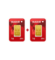 Nadir Gold 24 Ayar 2 Gram Külçe Altın