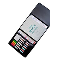 Organizer 15x21 Defter,8.1 inç İpad Çanta Siyah