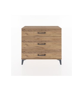 Arges Şifonyer 3 Çekmeceli 88x30x80 Çam-Çam