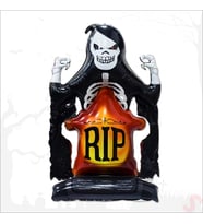 Halloween Mezar Taşı RIP Folyo Balon, 122 cm x 76 cm (STD)